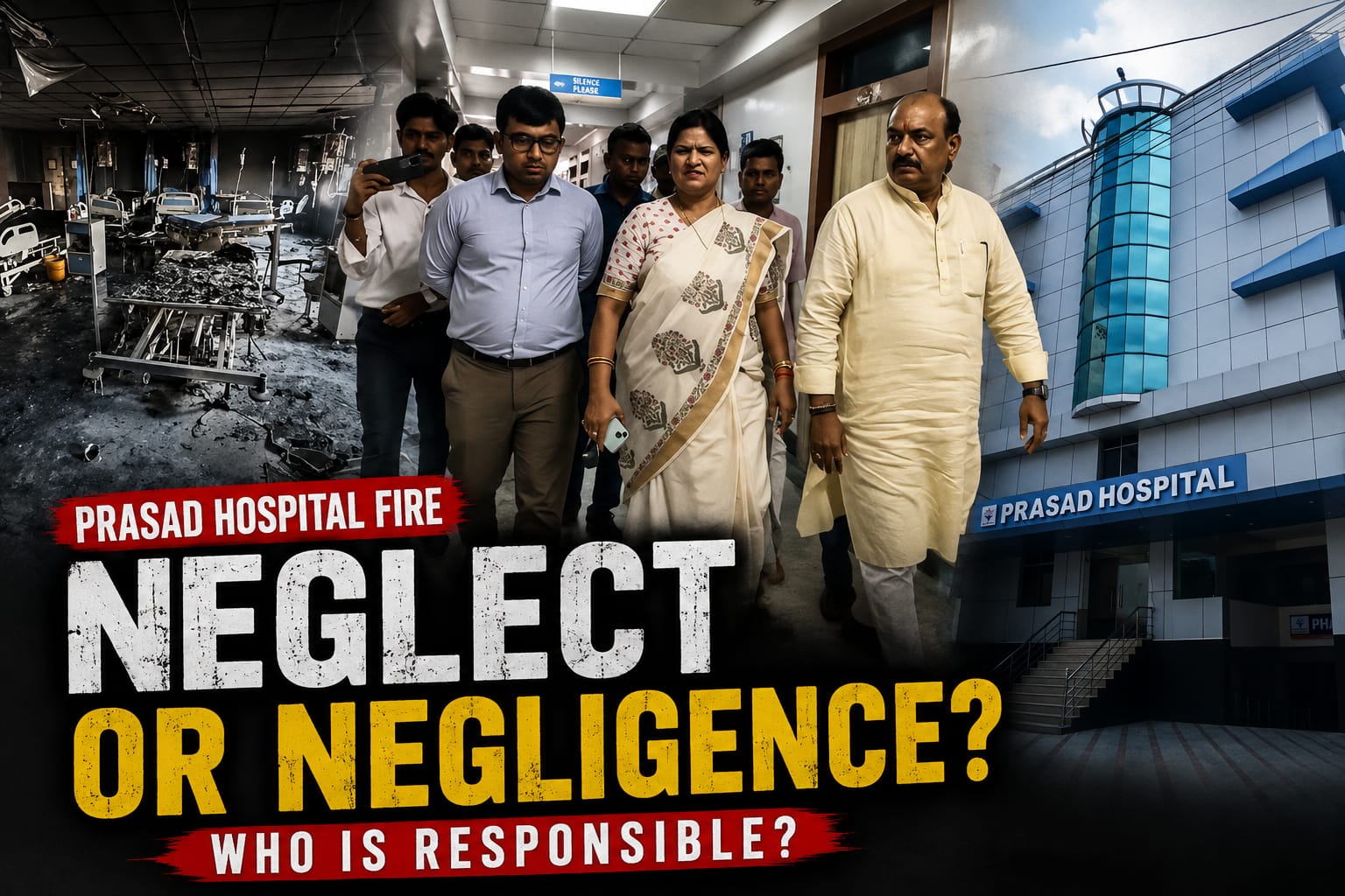 Muzaffarpur Hospital Fire Tragedy: Minister Rama Nishad Assures Strict Action, Support for Victims’ Families